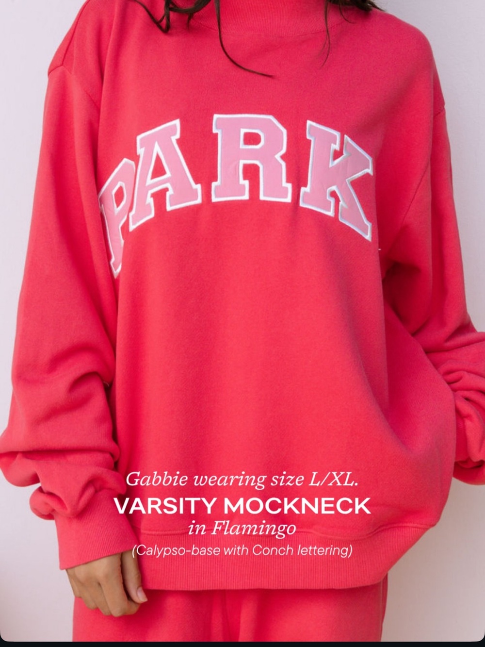 Parke Summerland Flamingo Mockneck Heritage Sweatshirt